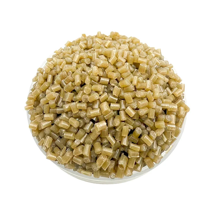 Újrahasznosított barna PS polimer pellet